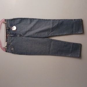 Gloria Vanderbilt size 14 short women's stretch denim blue jeans.